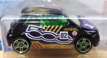 Load image into Gallery viewer, Hot Wheels 2018 Fiat 500 Black #2/5 HW Daredevils New Long Card
