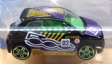 Load image into Gallery viewer, Hot Wheels 2018 Fiat 500 Black #2/5 HW Daredevils New Long Card