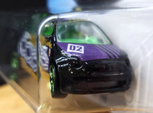 Load image into Gallery viewer, Hot Wheels 2018 Fiat 500 Black #2/5 HW Daredevils New Long Card