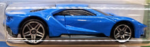 Load image into Gallery viewer, Hot Wheels 2018 '17 Ford GT Blue #99 HW Exotics 8/10 New Long Card
