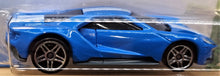 Load image into Gallery viewer, Hot Wheels 2018 '17 Ford GT Blue #99 HW Exotics 8/10 New Long Card