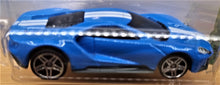 Load image into Gallery viewer, Hot Wheels 2018 '17 Ford GT Blue #99 HW Exotics 8/10 New Long Card