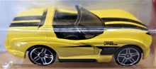 Load image into Gallery viewer, Hot Wheels 2017 Dodge Viper RT/10 Yellow #281 Then and Now 9/10 New Long Card