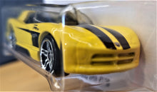 Load image into Gallery viewer, Hot Wheels 2017 Dodge Viper RT/10 Yellow #281 Then and Now 9/10 New Long Card