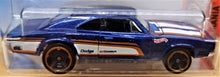 Load image into Gallery viewer, Hot Wheels 2018 '69 Dodge Charger 500 Blue #215 Muscle Mania 6/10 New Long Card