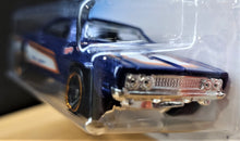 Load image into Gallery viewer, Hot Wheels 2018 '69 Dodge Charger 500 Blue #215 Muscle Mania 6/10 New Long Card
