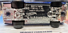 Load image into Gallery viewer, Hot Wheels 2018 '69 Dodge Charger 500 Blue #215 Muscle Mania 6/10 New Long Card
