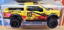 Load image into Gallery viewer, Hot Wheels 2018 '17 Ford F-150 Raptor Yellow #175 HW Hot Trucks 6/10 New Long Card