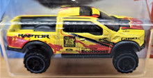 Load image into Gallery viewer, Hot Wheels 2018 '17 Ford F-150 Raptor Yellow #175 HW Hot Trucks 6/10 New Long Card