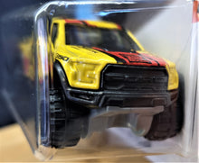 Load image into Gallery viewer, Hot Wheels 2018 '17 Ford F-150 Raptor Yellow #175 HW Hot Trucks 6/10 New Long Card