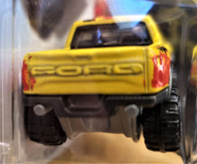 Load image into Gallery viewer, Hot Wheels 2018 '17 Ford F-150 Raptor Yellow #175 HW Hot Trucks 6/10 New Long Card