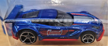 Load image into Gallery viewer, Hot Wheels 2018 Corvette C7.R Blue #152 HW Speed Graphics 1/10 New Long Card