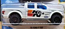 Load image into Gallery viewer, Hot Wheels 2018 '15 Ford F-150 White #203 HW Speed Graphics 6/10 New Long Card