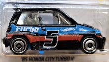 Load image into Gallery viewer, Hot Wheels 2018 '85 Honda City Turbo II Black #190 HW Speed Graphics 10/10 New Long Card
