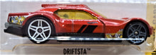 Load image into Gallery viewer, Hot Wheels 2017 Driftsta Red #63 HW Art Cars 7/10 New Long Card