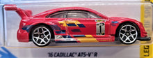 Load image into Gallery viewer, Hot Wheels 2018 '16 Cadillac ATS-V R Red #198 Legends Of Speed 7/10 New Long Card