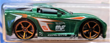 Load image into Gallery viewer, Hot Wheels 2018 C6 Corvette Green #174 Tooned 3/5 New Long Card