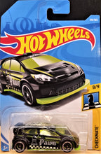 Load image into Gallery viewer, Hot Wheels 2018 '12 Ford Fiesta Black #139 Checkmate 9/9 New Long Card