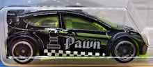 Load image into Gallery viewer, Hot Wheels 2018 '12 Ford Fiesta Black #139 Checkmate 9/9 New Long Card