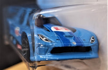 Load image into Gallery viewer, Hot Wheels 2019 SRT Viper GTS-R Blue #124 HW Race Day 10/10 New Long Card