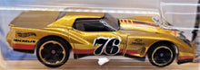 Load image into Gallery viewer, Hot Wheels 2020 '76 Greenwood Corvette Gold #34 HW Race Day 4/10 New Long Card