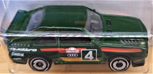 Load image into Gallery viewer, Hot Wheels 2019 '84 Audi Sport Quattro Dark Green #43 Baja Blazers 7/10 New Long Card