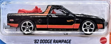 Load image into Gallery viewer, Hot Wheels 2021 '82 Dodge Rampage Black #175 HW Hot Trucks 1/10 New Long Card