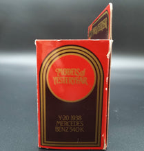 Load image into Gallery viewer, Matchbox 1938 Mercedes Benz 540K Red Models Of Yesteryear Y20