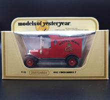 Load image into Gallery viewer, Matchbox 1912 Ford Model T Royal Mail Red Models Of Yesteryear Y12
