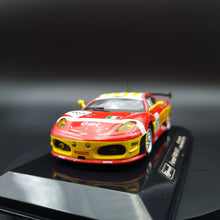 Load image into Gallery viewer, Bburago 2008 Ferrari F430 GTC Red 24h Le Mans 1:43 Die Cast Car