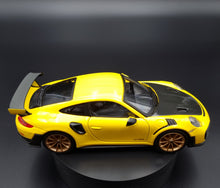 Load image into Gallery viewer, Maisto 2018 Porsche 911 GT2 RS Yellow 1:24 Die Cast Car