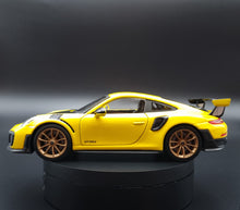 Load image into Gallery viewer, Maisto 2018 Porsche 911 GT2 RS Yellow 1:24 Die Cast Car