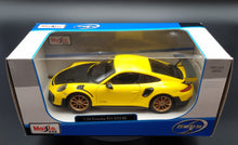 Load image into Gallery viewer, Maisto 2018 Porsche 911 GT2 RS Yellow 1:24 Die Cast Car