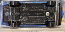 Load image into Gallery viewer, Hot Wheels 2018 '70 Camaro Blue #153 HW Speed Graphics 7/10 New Long Card