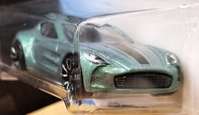 Load image into Gallery viewer, Hot Wheels 2018 Aston Martin One-77 Green #117 HW Exotics 5/10 New Long Card