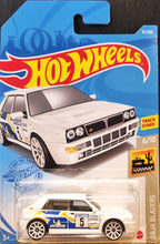 Load image into Gallery viewer, Hot Wheels 2021 Lancia Delta Integrale #51 White Baja Blazers 6/10 New Long Card