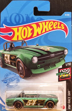Load image into Gallery viewer, Hot Wheels 2021 Triumph TR6 Green #9 HW Race Day 1/10 New Long Card