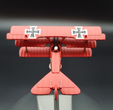Load image into Gallery viewer, 1917 German Fokker DR.1 Triplane 1:72 Fighter Die Cast Plane