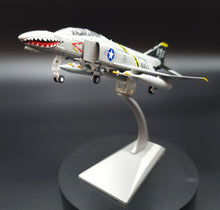 Load image into Gallery viewer, 1964 USN F-4 Phantom II Fighter Squadron 84 "Jolly Rogers" 1:100 Die Cast Plane