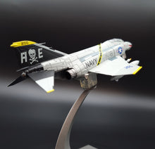 Load image into Gallery viewer, 1964 USN F-4 Phantom II Fighter Squadron 84 "Jolly Rogers" 1:100 Die Cast Plane