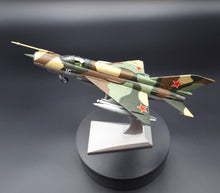 Load image into Gallery viewer, 1970 Mikoyan-Gurevich MIG-21 "Fishbed" USSR Air Force Fighter/Interceptor 1:72 Die Cast Plane