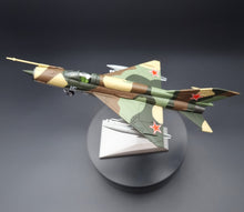Load image into Gallery viewer, 1970 Mikoyan-Gurevich MIG-21 "Fishbed" USSR Air Force Fighter/Interceptor 1:72 Die Cast Plane
