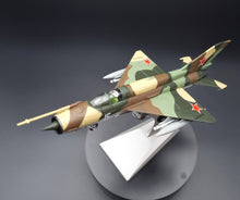 Load image into Gallery viewer, 1970 Mikoyan-Gurevich MIG-21 "Fishbed" USSR Air Force Fighter/Interceptor 1:72 Die Cast Plane