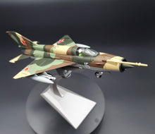 Load image into Gallery viewer, 1970 Mikoyan-Gurevich MIG-21 "Fishbed" USSR Air Force Fighter/Interceptor 1:72 Die Cast Plane