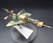 Load image into Gallery viewer, 1970 Mikoyan-Gurevich MIG-21 "Fishbed" USSR Air Force Fighter/Interceptor 1:72 Die Cast Plane