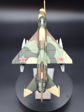 Load image into Gallery viewer, 1970 Mikoyan-Gurevich MIG-21 "Fishbed" USSR Air Force Fighter/Interceptor 1:72 Die Cast Plane