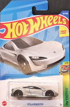 Load image into Gallery viewer, Hot Wheels 2022 Tesla Roadster Silver #162 HW Exotics 1/10 New Long Card