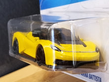 Load image into Gallery viewer, Hot Wheels 2022 Automobili Pinifarina Battista Yellow #171 HW Exotics New 2/10 Long Card