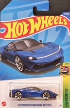 Load image into Gallery viewer, Hot Wheels 2022 Automobili Pinifarina Battista Blue #171 HW Exotics New 2/10
