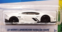 Load image into Gallery viewer, Hot Wheels 2022 LB-Works Lamborghini Huracan Coupe White #172 HW Exotics 3/10